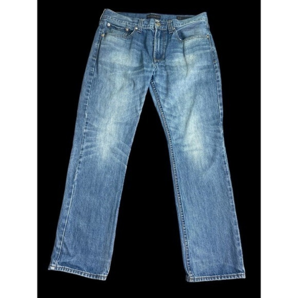 Bullhead Mens Jeans Slim Straight Leg Medium Wash Denim Size 32W x‎ 30L